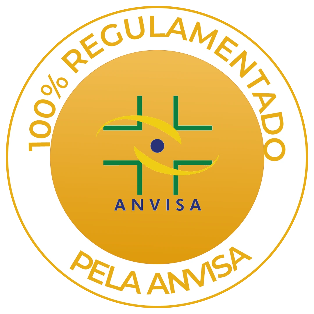 100% Regulamentado Anvisa